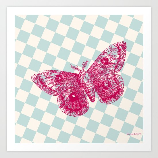 Papillon Art Print