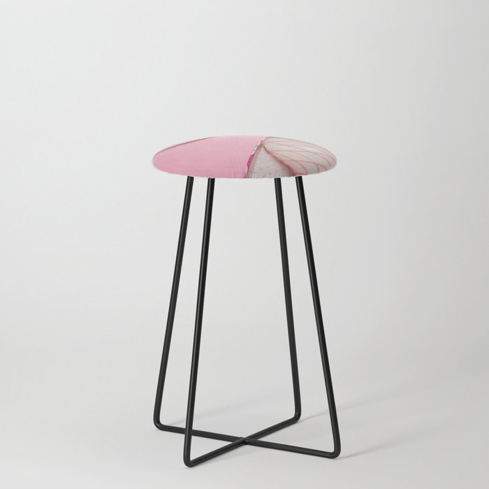  Pink Doughnut Dessert Counter Stool