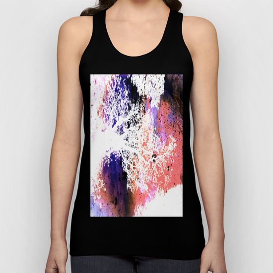 White Trees Colorful Space Unisex Tank Top