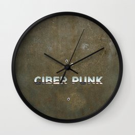 Ciber Punk Wall Clock