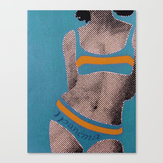 Gerald Laing in Ipanema Canvas Print