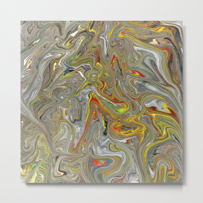 Abstract Oil Painting 30 Metal Print
