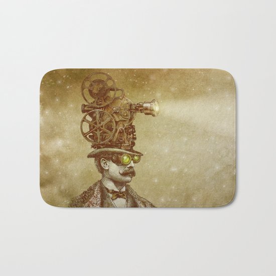 The Projectionist (sepia option) Bath Mat