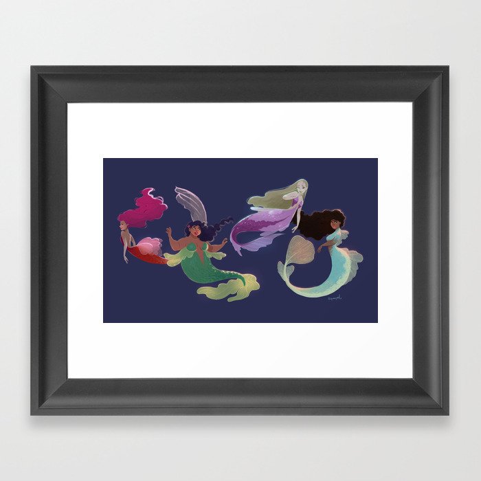 Mermaids Framed Art Print