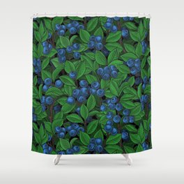 Blueberry Shower Curtain