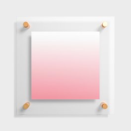 OMBRE PEACHY PINK COLOR Floating Acrylic Print