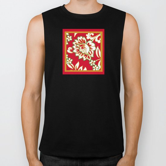 Tropical Eggnog Punch Biker Tank