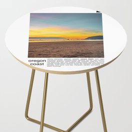 Cannon Beach Oregon Sunset | Travel Photography Minimalism Side Table