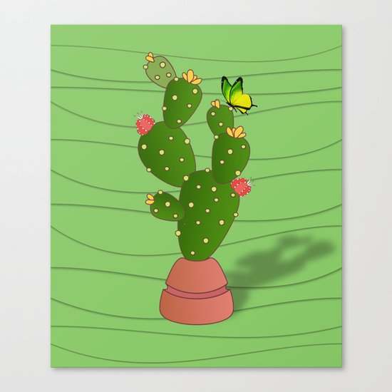 cactus summer Canvas Print