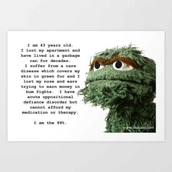 The 99 Percent Art Print