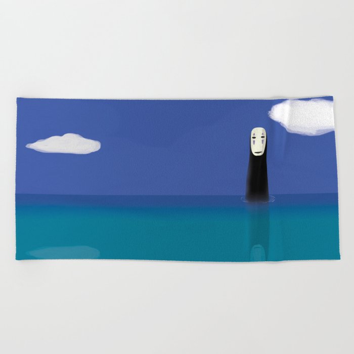 No-Face (Kaonashi) Beach Towel