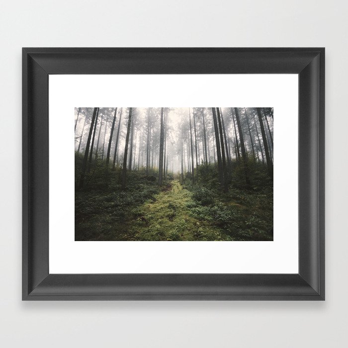 Unknown Road - landscape photography Framed Art Print