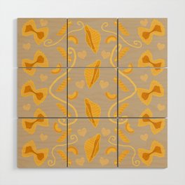 I Love Pasta Pattern Wood Wall Art