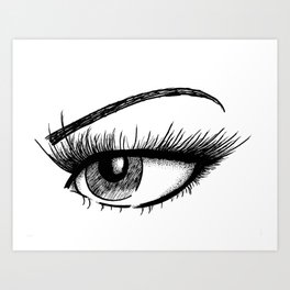 Sultry Eye Art Print