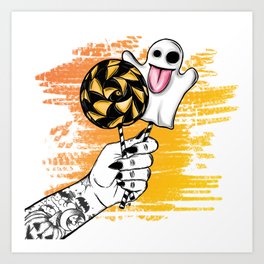 Trick of Treat, give me candy to eat! Art Print