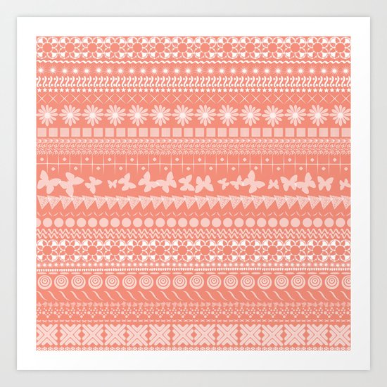 Coral-Licious Art Print