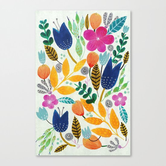 Flower Mayhem Canvas Print