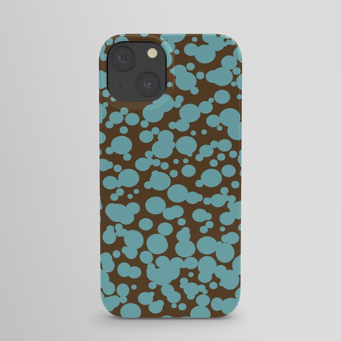 Bubbles in the Batter - Chocolate-Blue iPhone Case