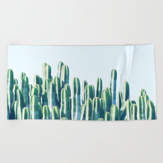 Cactus V2 #society6 #decor #fashion #tech #designerwear Beach Towel