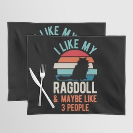 Funny Ragdoll Cat Placemat