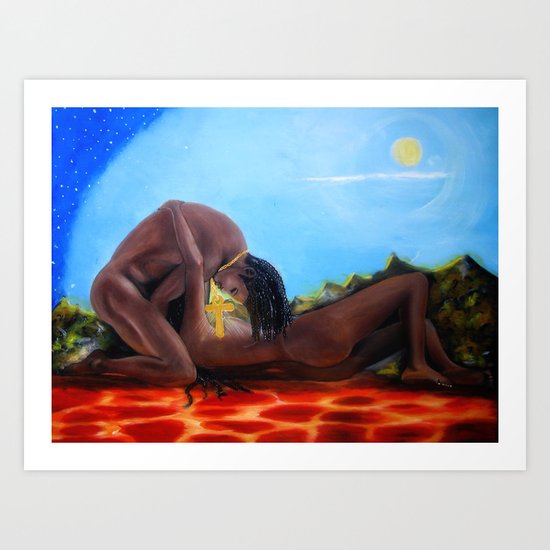 Lava Love Art Print