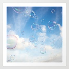 Bubbles Art Print