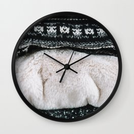 Blankets Wall Clock | Winter, Softness, Cocooning, Garment, Blanket, Photo, Wool, Warmth, Fabric 