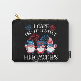 I Care For The Cutest Firecrackers NICU Nurse 4th Of July Carry-All Pouch | Graphicdesign, Americanfreedom, Nativeamerican, Usaindependence, Usaamerica, Cultureamerican, 4Thofjulyparty, Lovefireworks, Americanblack, Americanflag 