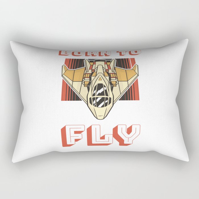 Airplanes - Born To Fly Rectangular Pillow