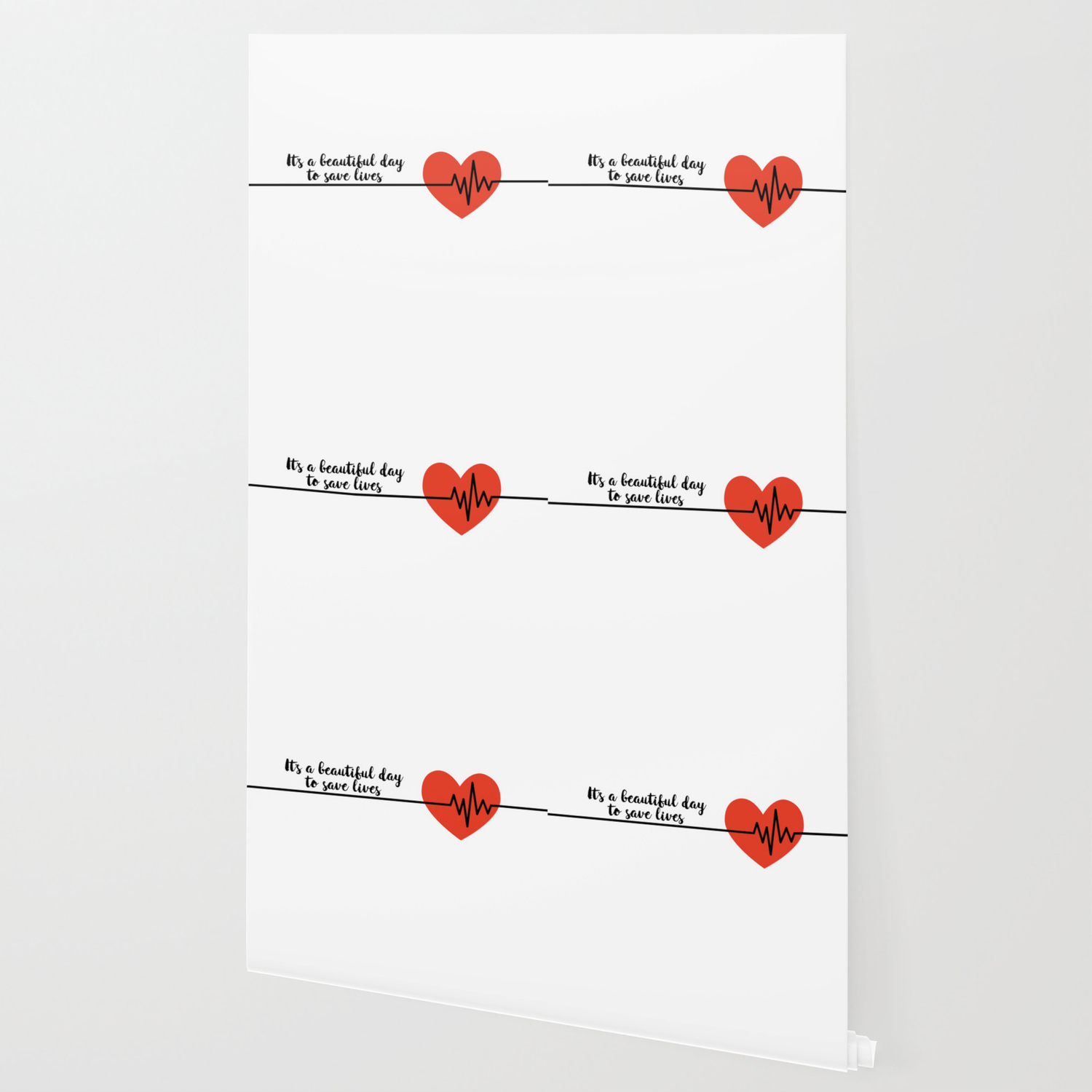 It S A Beautiful Day To Save Lives Derek Shepard Quote Greys Anatomy Wallpaper By Emilyscorner Society6