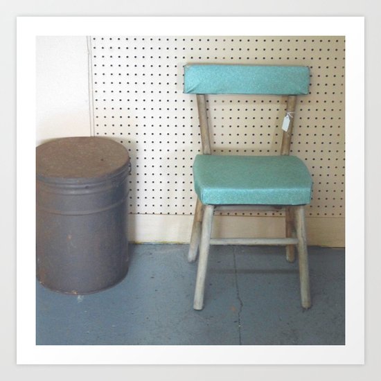 My What a Pretty Chair Art Print
