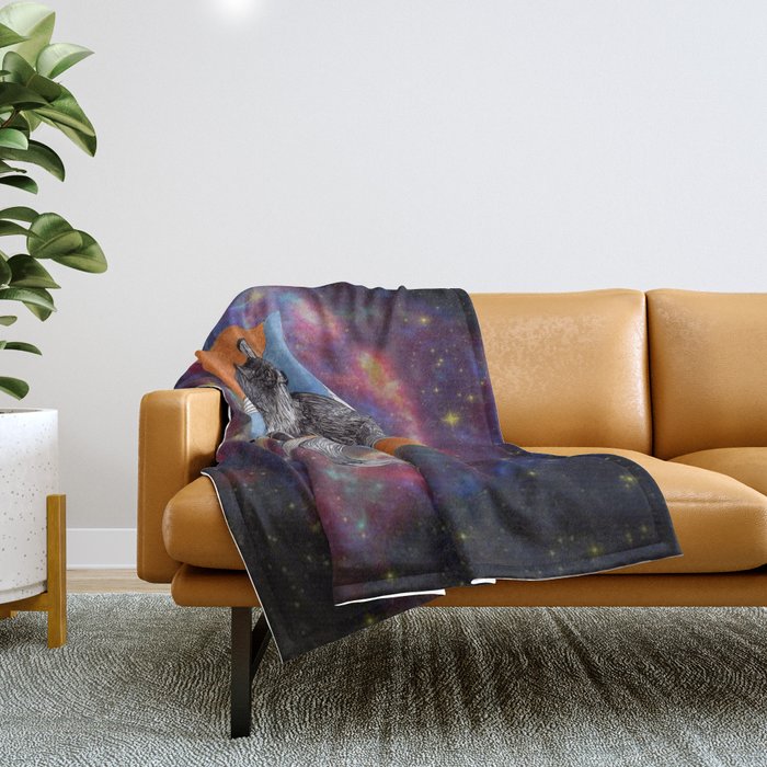 Space Zorritone Throw Blanket