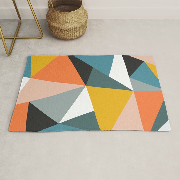 Modern Geometric 36 Rug by The Old Art Studio Society6