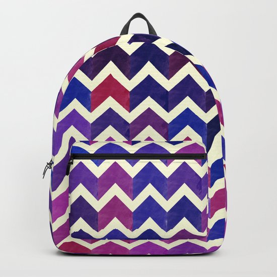 Colorful Chevron Pattern II Backpack