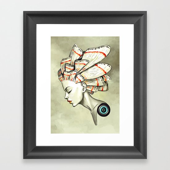 Moth 2 Framed Art Print