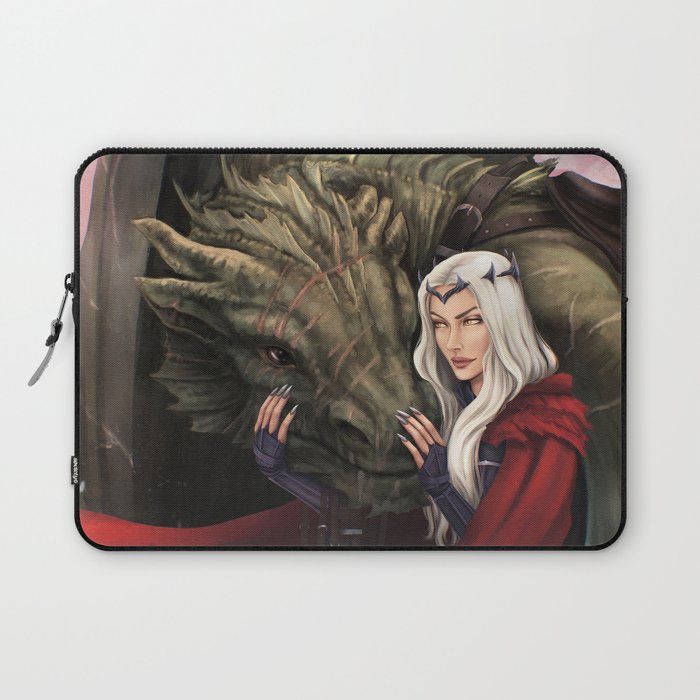 A Wyvern and His Witch Laptop Sleeve