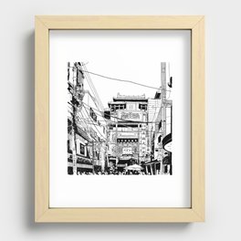 Yokohama - China town Recessed Framed Print