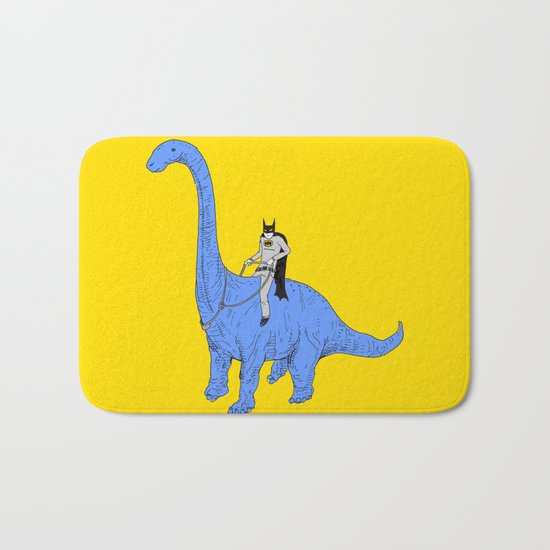 Dinosaur B Bath Mat