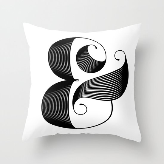 Ampersand Throw Pillow
