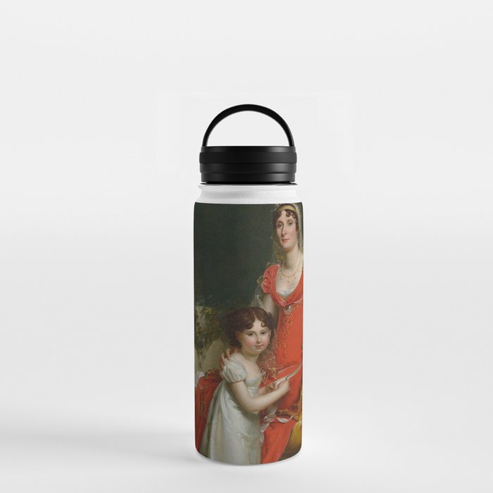 Elisa Bonaparte with her daughter Napoleona Baciocchi François Gérard Water Bottle
