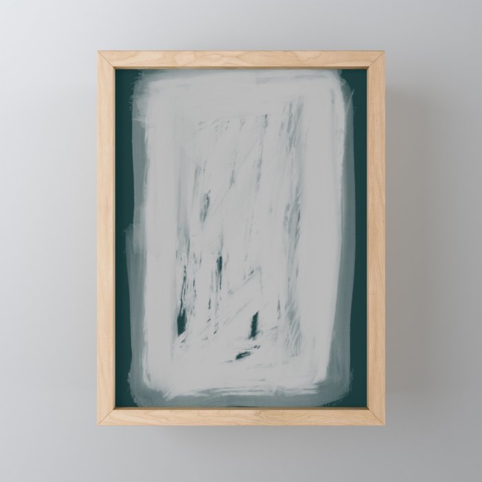 The Life of a Painting 4 - Abstract, Modern, Minimal Art Framed Mini Art Print