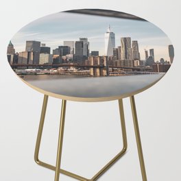 New York City Skyline | Views From the Bridge | Travel Photography Side Table