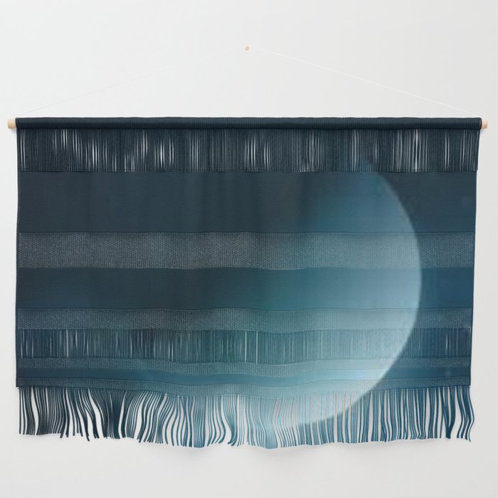 a bright moon in a beautiful night Wall Hanging