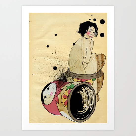 Russian Doll Art Print