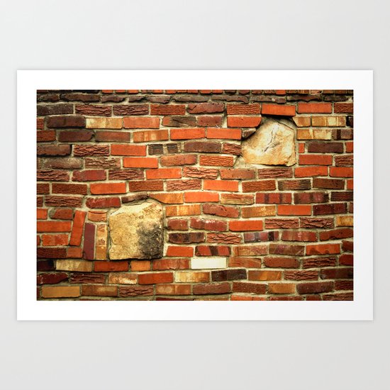 brickwall Art Print