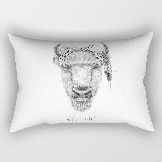 Wild one Rectangular Pillow