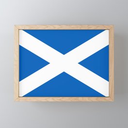 Flag of Scotland - Scottish Flag Framed Mini Art Print