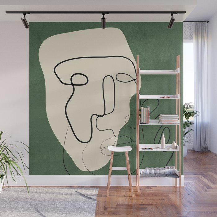 Abstract Portrait 4 Wall Mural