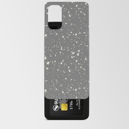 Grey Terrazzo Seamless Pattern Android Card Case