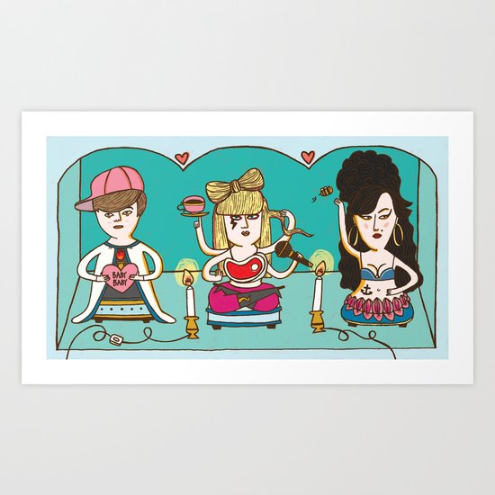 Idol Worship Art Print